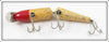 Creek Chub Nite Glow Red Head Jointed Husky Pikie 3022 Special
