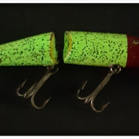 Creek Chub Nite Glow Red Head Jointed Husky Pikie 3022 Special