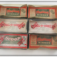 6 Pflueger Mustang, Palomine & Scoop Lures In Dealer Box