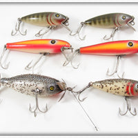 6 Pflueger Mustang, Palomine & Scoop Lures In Dealer Box