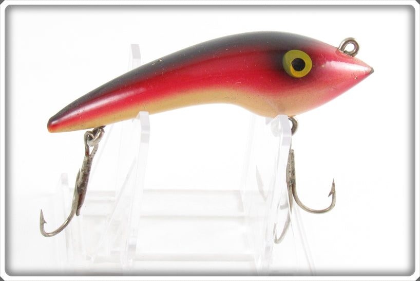 Vintage Moonlight Red & Black Pollywog Lure