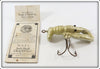 Vintage Wright & McGill Soft Shell Silver Crawfish With Box Insert