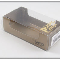 Plastic Image Yellow & Black Scarab In Box
