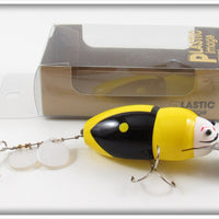 Plastic Image Yellow & Black Scarab Lure In Box