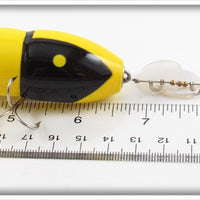 Plastic Image Yellow & Black Scarab In Box