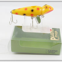 Plastic Image Yellow Spotted Quiver Lure In Box