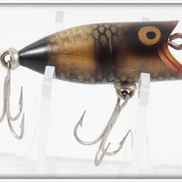 Vintage Heddon Fish Flash Gold & Black Tiny Lucky 13 FF 380 GB Lure