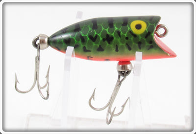 Vintage Heddon Green Crawdad Tiny Lucky 13 380 GR Lure