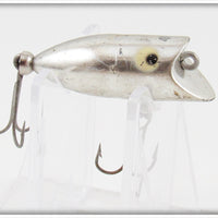 Vintage Heddon Nickel Plate Tiny Lucky 13 370 NP Lure