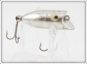 Vintage Heddon Nickel Plate Tiny Lucky 13 370 NP Lure