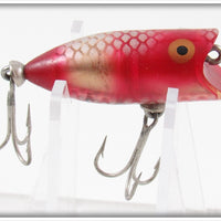 Vintage Heddon Fish Flash Silver & Red Tiny Lucky 13 FF 380 SR Lure