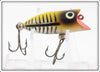 Heddon Transparent Yellow Black Bone Tiny Lucky 13 380 XRYBB