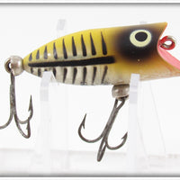 Heddon Transparent Yellow Black Bone Tiny Lucky 13 380 XRYBB