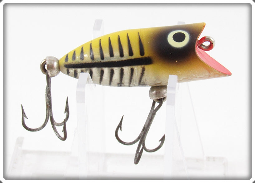 Heddon Transparent Yellow Black Bone Tiny Lucky 13 380 XRYBB