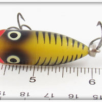 Heddon Transparent Yellow Black Bone Tiny Lucky 13 380 XRYBB