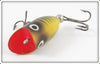 Heddon Transparent Yellow Black Bone Tiny Lucky 13 380 XRYBB