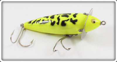 Vintage Heddon Coachdog Fluorescent Yellow 210 CDF Lure