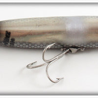 Vintage Heddon Fish Flash Silver & Black Zara Spook Lure