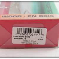Heddon Lake Fork Shad Magnum Zara Spook In Box