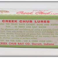 Creek Chub Grey Midget Darter In Box 8010 W