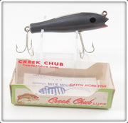 Vintage Creek Chub Grey Midget Darter Lure In Box 8010 W