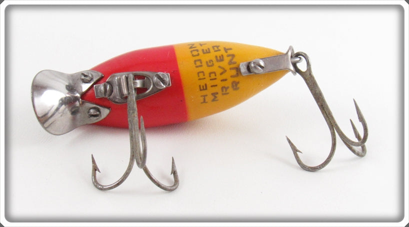 Leurre Vintage Heddon Midget Digit River Runt - Avec Boîte & Catalogue - Très Bon état