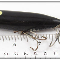 Heddon Solid Black Chugger Spook 9540 B