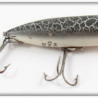 Vintage Heddon Green Crackleback Chugger Spook Lure 9540 GCB