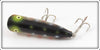 Heddon Fish Flash Spots On Black Chugger Spook FF 9540 SOB