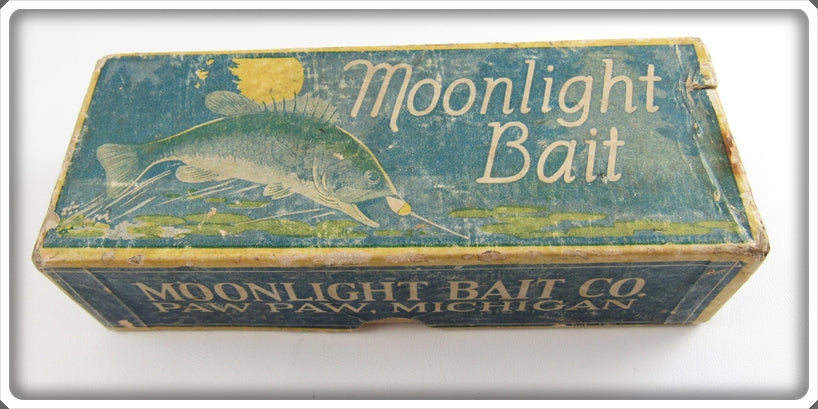 Vintage Moonlight Bait Co Empty Lure Box