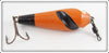 The King Spiral Company Orange, White & Black King Spiral Lure