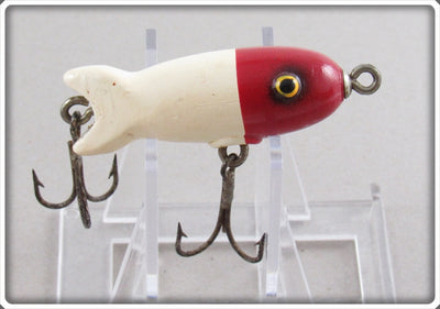 Vintage Paw Paw Red Head White Body Guppy Lure