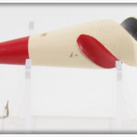 The King Spiral Company White, Red & Black King Spiral Lure