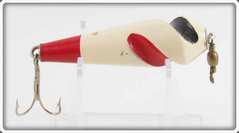 The King Spiral Company White, Red & Black King Spiral Lure