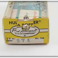 Arbogast Seein's Believin' Sparrow 3/8 Oz Hula Popper In Box