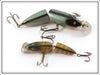 Unknown Possibly Swedish Three Hook Minnow Pair
