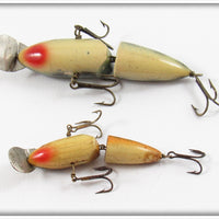 Unknown Possibly Swedish Three Hook Minnow Pair