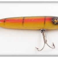 Vintage Moonlight Yellow Perch Torpedo Lure