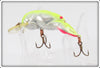 Rebel Chrome & Chartreuse Crawdad Shallow Floater