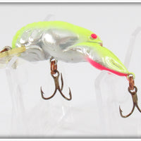 Rebel Chrome & Chartreuse Crawdad Shallow Floater