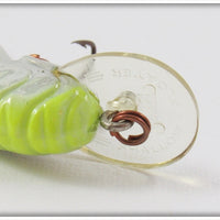 Rebel Chrome & Chartreuse Crawdad Shallow Floater