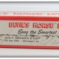 Smithwich White Red Snake Line Devil's Horse In Box