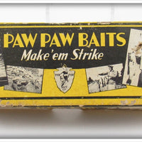 Vintage Paw Paw Baits Make 'Em Strike Box Lid