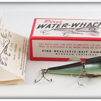 Piro Realistic Bait Co Insect Blue Green Water Whacker Lure In Box