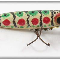 Kimmich Bait Company Red & Green Spotted Swimming Minnow Lure