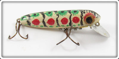 Kimmich Bait Company Red & Green Spotted Swimming Minnow Lure