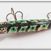 Kimmich Bait Company Red & Green Spotted Swimming Minnow