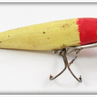 Vintage Kimmich Bait Company Red & White Swimming Minnow Lure