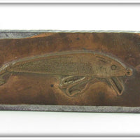 Vintage Creek Chub Viper Printing Plate