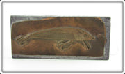 Vintage Creek Chub Viper Printing Plate